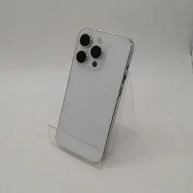 【中古】Apple SoftBank 【SIMフリー】 iPhone 14 Pro 128GB シルバー MQ013J/A【札幌南2条】保証期間１週間【ランクC】