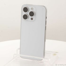 (中古)Apple iPhone14 Pro 128GB シルバー MQ013J/A SIMフリー(348-ud)