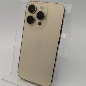 【中古】Apple 楽天モバイル 【SIMフリー】 iPhone 14 Pro 128GB ゴールド MQ073J/A【神保町】保証期間１ヶ月【ランクB】