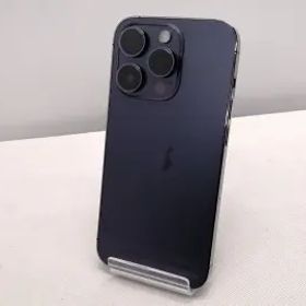 【中古】Apple 国内版 【SIMフリー】 iPhone 14 Pro 128GB ディープパープル MQ0F3J/A【仙台駅東口】保証期間１ヶ月【ランクB】