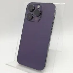 【中古】Apple 国内版 【SIMフリー】 iPhone 14 Pro 128GB ディープパープル MQ0F3J/A【大宮東口】保証期間１ヶ月【ランクC】