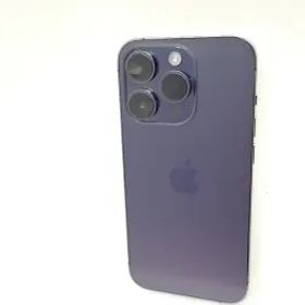 【中古】Apple docomo 【SIMフリー】 iPhone 14 Pro 128GB ディープパープル MQ0F3J/A【吉祥寺】保証期間１週間【ランクC】