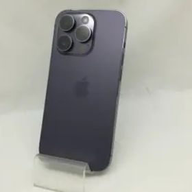 【中古】Apple 国内版 【SIMフリー】 iPhone 14 Pro 128GB ディープパープル MQ0F3J/A【川崎】保証期間１ヶ月【ランクC】