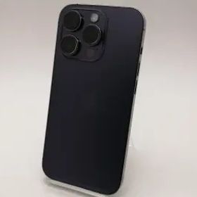 【中古】Apple SoftBank 【SIMフリー】 iPhone 14 Pro 128GB ディープパープル MQ0F3J/A【札幌南2条】保証期間１週間【ランクC】