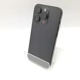 【中古】Apple SoftBank 【SIMフリー】 iPhone 14 Pro 256GB スペースブラック MQ0Q3J/A【福岡筑紫】保証期間１ヶ月【ランクB】