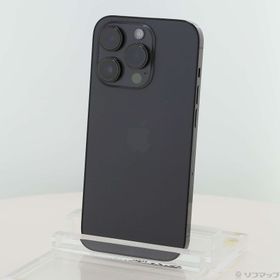 (中古)Apple iPhone14 Pro 256GB スペースブラック MQ0Q3J/A SIMフリー(297-ud)