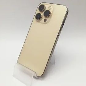 【中古】Apple docomo 【SIMフリー】 iPhone 14 Pro 256GB ゴールド MQ173J/A【府中ル・シーニュ】保証期間１ヶ月【ランクB】