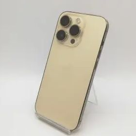【中古】Apple docomo 【SIMフリー】 iPhone 14 Pro 256GB ゴールド MQ173J/A【鹿児島中町】保証期間１ヶ月【ランクC】