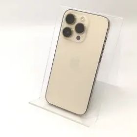 【中古】Apple docomo 【SIMフリー】 iPhone 14 Pro 256GB ゴールド MQ173J/A【秋葉4号】保証期間１ヶ月【ランクC】