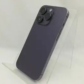 【中古】Apple au 【SIMフリー】 iPhone 14 Pro 256GB ディープパープル MQ1E3J/A【川崎】保証期間１ヶ月【ランクC】