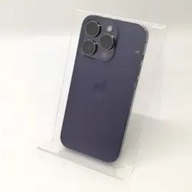 【中古】Apple 国内版 【SIMフリー】 iPhone 14 Pro 256GB ディープパープル MQ1E3J/A【秋葉4号】保証期間１ヶ月【ランクC】