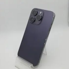 【中古】Apple 国内版 【SIMフリー】 iPhone 14 Pro 256GB ディープパープル MQ1E3J/A【新橋烏森通り】保証期間１ヶ月【ランクC】