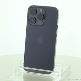 (中古)Apple iPhone14 Pro 256GB ディープパープル MQ1E3J/A SIMフリー(295-ud)