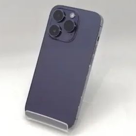 【中古】Apple au 【SIMフリー】 iPhone 14 Pro 256GB ディープパープル MQ1E3J/A【浜松駅前】保証期間１ヶ月【ランクB】