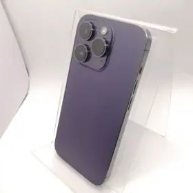【中古】Apple docomo 【SIMフリー】 iPhone 14 Pro 256GB ディープパープル MQ1E3J/A【スマーク伊勢崎】保証期間１ヶ月【ランクC】