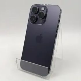 【中古】Apple 国内版 【SIMフリー】 iPhone 14 Pro 256GB ディープパープル MQ1E3J/A【柏】保証期間１ヶ月【ランクC】
