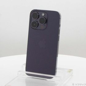 (中古)Apple iPhone14 Pro 256GB ディープパープル MQ1E3J/A SIMフリー(276-ud)