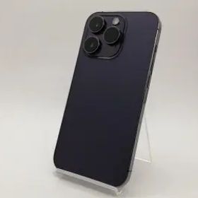 【中古】Apple docomo 【SIMフリー】 iPhone 14 Pro 256GB ディープパープル MQ1E3J/A【札幌南2条】保証期間１週間【ランクC】