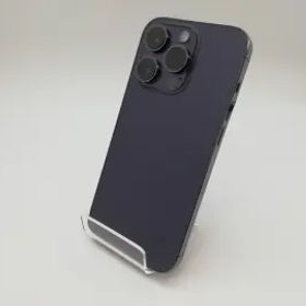 【中古】Apple 楽天モバイル 【SIMフリー】 iPhone 14 Pro 256GB ディープパープル MQ1E3J/A【イオンモール新利府】保証期間１ヶ月【ラン