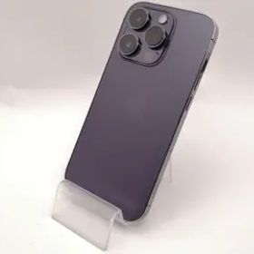【中古】Apple 国内版 【SIMフリー】 iPhone 14 Pro 256GB ディープパープル MQ1E3J/A【新宿東口】保証期間１ヶ月【ランクB】