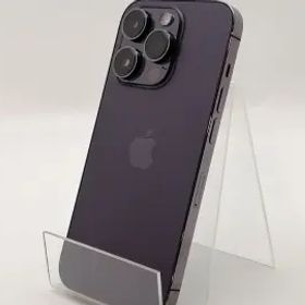 【中古】Apple au 【SIMフリー】 iPhone 14 Pro 256GB ディープパープル MQ1E3J/A【津田沼】保証期間１ヶ月【ランクB】