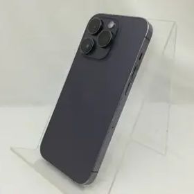 【中古】Apple SoftBank 【SIMフリー】 iPhone 14 Pro 256GB ディープパープル MQ1E3J/A【川崎】保証期間１ヶ月【ランクC】