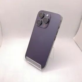 【中古】Apple 国内版 【SIMフリー】 iPhone 14 Pro 512GB ディープパープル MQ283J/A【三宮駅前】保証期間１ヶ月【ランクB】