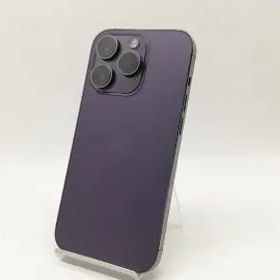 【中古】Apple 楽天モバイル 【SIMフリー】 iPhone 14 Pro 512GB ディープパープル MQ283J/A【横浜】保証期間１ヶ月【ランクC】
