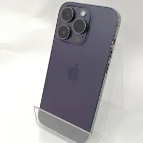【中古】Apple docomo 【SIMフリー】 iPhone 14 Pro 512GB ディープパープル MQ283J/A【神保町】保証期間１ヶ月【ランクC】