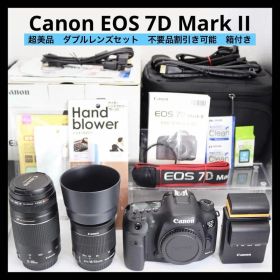 超美品 【Canon EOS 7D Mark II ダブルレンズセット】 保証◎