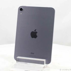 【中古】Apple(アップル) iPad mini 第6世代 64GB パープル MK7R3J／A Wi-Fi 【198-ud】