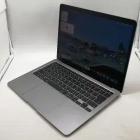 【中古】Apple MacBook Air 13インチ M1(CPU:8C/GPU:7C) 8GB/256GB スペースグレイ MGN63J/A (M1・2020)【大須2】保証期間１ヶ月【ランク