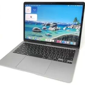 【中古】Apple MacBook Air 13インチ M1(CPU:8C/GPU:7C) 8GB/256GB スペースグレイ MGN63J/A (M1・2020)【戸塚】保証期間１ヶ月【ランクA