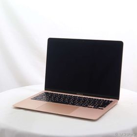 (中古)Apple MacBook Air 13.3-inch Late-2020 MGND3J/A Apple M1 8コアCPU_7コアGPU 8GB SSD256GB ゴールド (15.3 Sequoia)(348-ud)