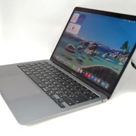 【中古】Apple MacBook Air 13インチ CTO (M1・2020) スペースグレイ Apple M1(CPU:8C/GPU:7C)/8G/512G【東池袋1丁目】保証期間１ヶ月【
