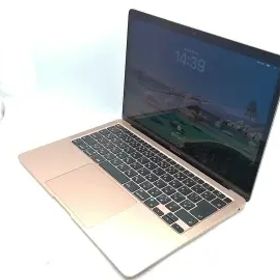 【中古】Apple MacBook Air 13インチ CTO (M1・2020) ゴールド Apple M1(CPU:8C/GPU:8C)/16G/512G【熊本】保証期間１ヶ月【ランクB】