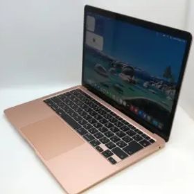 【中古】Apple MacBook Air 13インチ CTO (M1・2020) ゴールド Apple M1(CPU:8C/GPU:8C)/16G/512G【京都】保証期間１ヶ月【ランクC】