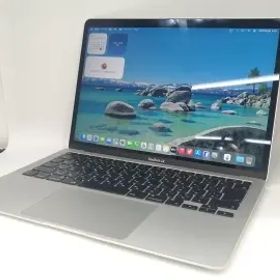【中古】Apple MacBook Air 13インチ CTO (M1・2020) シルバー Apple M1(CPU:8C/GPU:8C)/16G/1T【東池袋1丁目】保証期間１ヶ月【ランクC