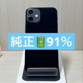 ✅美品・91%✨iPhone 12mini ブラック✨SIMフリー