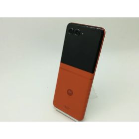 【中古】MOTOROLA SoftBank 【SIMフリー】 motorola razr 50s スプリッツオレンジ 8GB 256GB A403MO【広島】保証期間1ヶ月【ランクA】