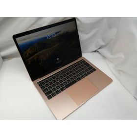【中古】Apple MacBook Air 13インチ Corei5:1.6GHz 256GB ゴールド MREF2J/A (Late 2018)【札幌】保証期間１ヶ月【ランクB】