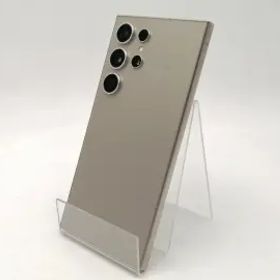 【中古】SAMSUNG au 【SIMフリー】 Galaxy S24 Ultra チタニウムグレー 12GB 256GB SCG26【ECセンター】保証期間１ヶ月【ランクC】