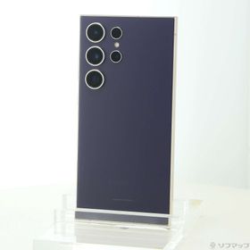 (中古)SAMSUNG Galaxy S24 Ultra 256GB チタニウムバイオレット SM-S928QZVESJP SIMフリー(262-ud)