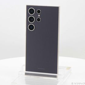 (中古)SAMSUNG Galaxy S24 Ultra 256GB チタニウムバイオレット SM-S928QZVESJP SIMフリー(377-ud)