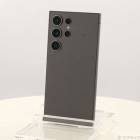 (中古)SAMSUNG Galaxy S24 Ultra 512GB チタニウムブラック SCG26 au SIMフリー(344-ud)