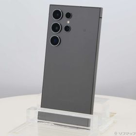 (中古)SAMSUNG Galaxy S24 Ultra 256GB チタニウムブラック SCG26 au SIMフリー(377-ud)