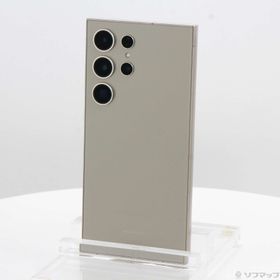 (中古)SAMSUNG Galaxy S24 Ultra 256GB チタニウムグレー SM-S928QZTESJP SIMフリー(368-ud)