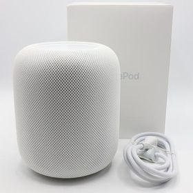 ボーナスストアPlus【美品】Apple HomePod 第2世代 MQJ83J/A ホワイト ホームポッド スマートスピーカー 本体