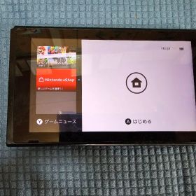 初期型Nintendo Switch 本体のみ クリアレッドシェル換装