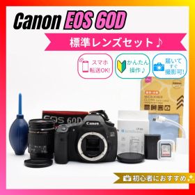 【本格撮影を楽しめる】Canon EOS 60D 標準レンズセット 一眼レフ